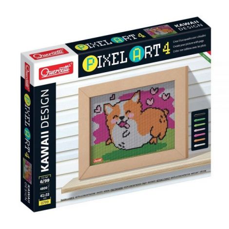 Joc Pixel Art Kawaii Corgi Quercetti - Creativitate