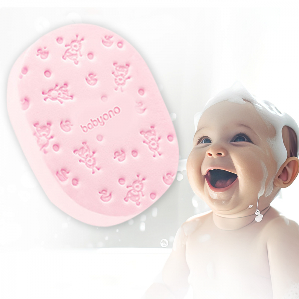 Burete Baie Copii Babyono Roz | Igienă Sigură - imagine 3