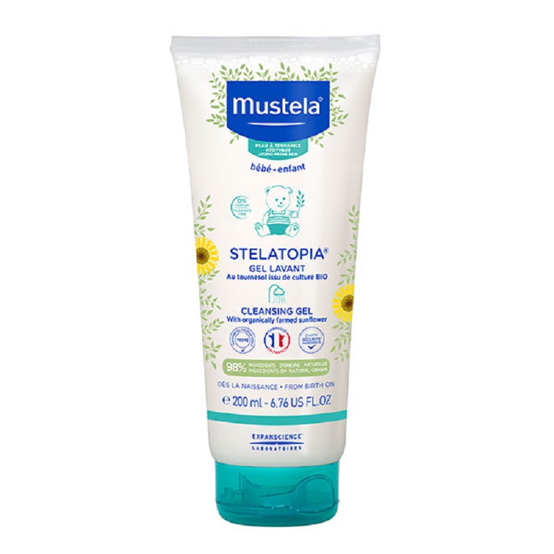 Mustela Stelatopia Gel Curățare Piele Atopică - imagine 2