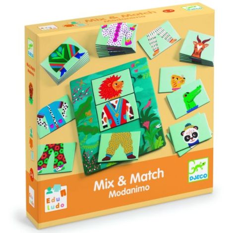 Joc Educativ Djeco Mix & Match Modanimo