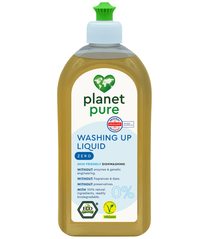 Detergent Bio Vase Neutru Planet Pure 500ml - imagine 2