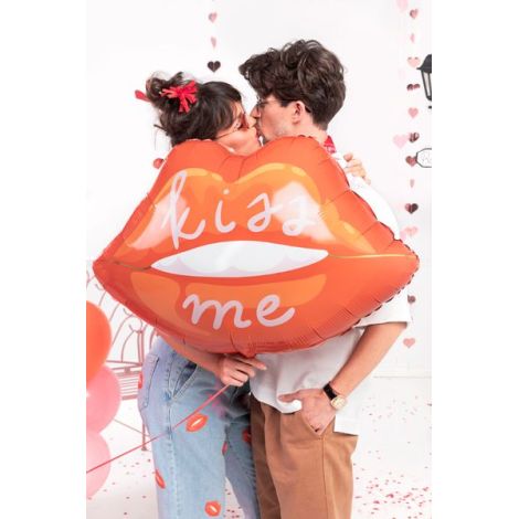 Balon Folie Kiss Me Party Deco | Atmosfera Romantica - imagine 4
