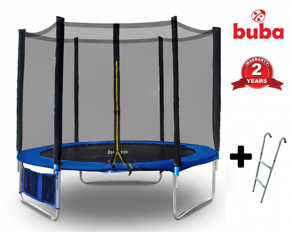 Trambulina Buba 8FT cu Plasă și Scară - imagine 4