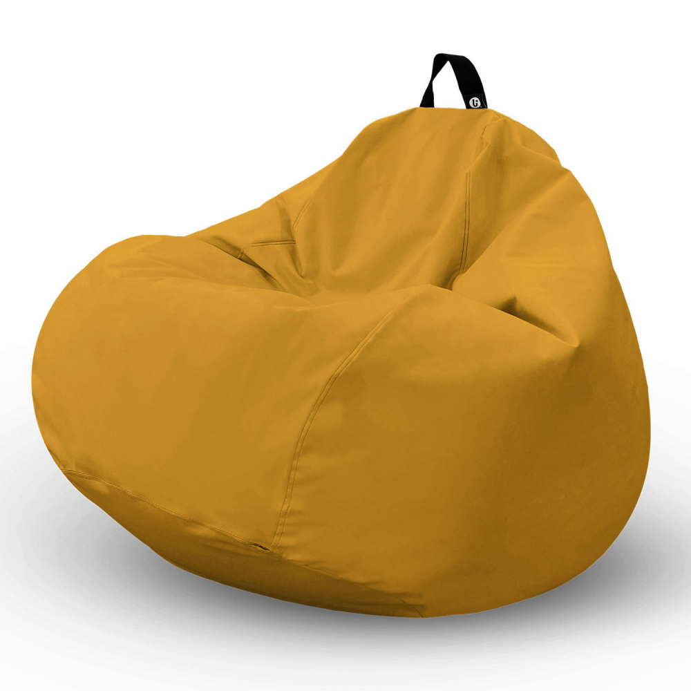 Fotoliu Puf Updeco XL Golden Yellow - imagine 6