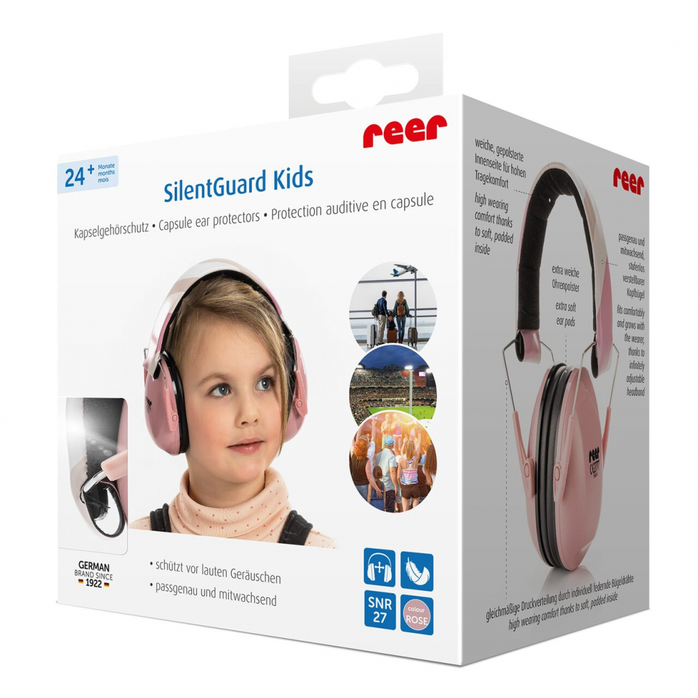 Căști Antifonice Reer SilentGuard Kids Roz
