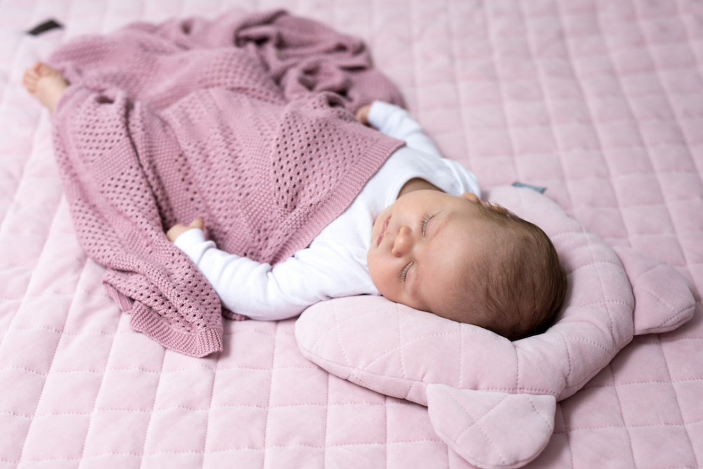 Perna Nor Pufos Royal Baby Anti-Plagiocefalie Pink - imagine 7