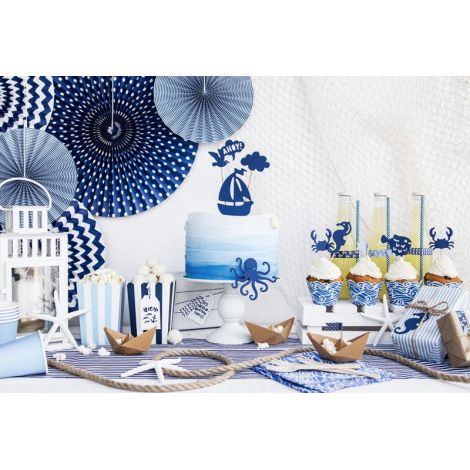 Party Deco Rozete Bleu Decor Petrecere 3buc - imagine 6