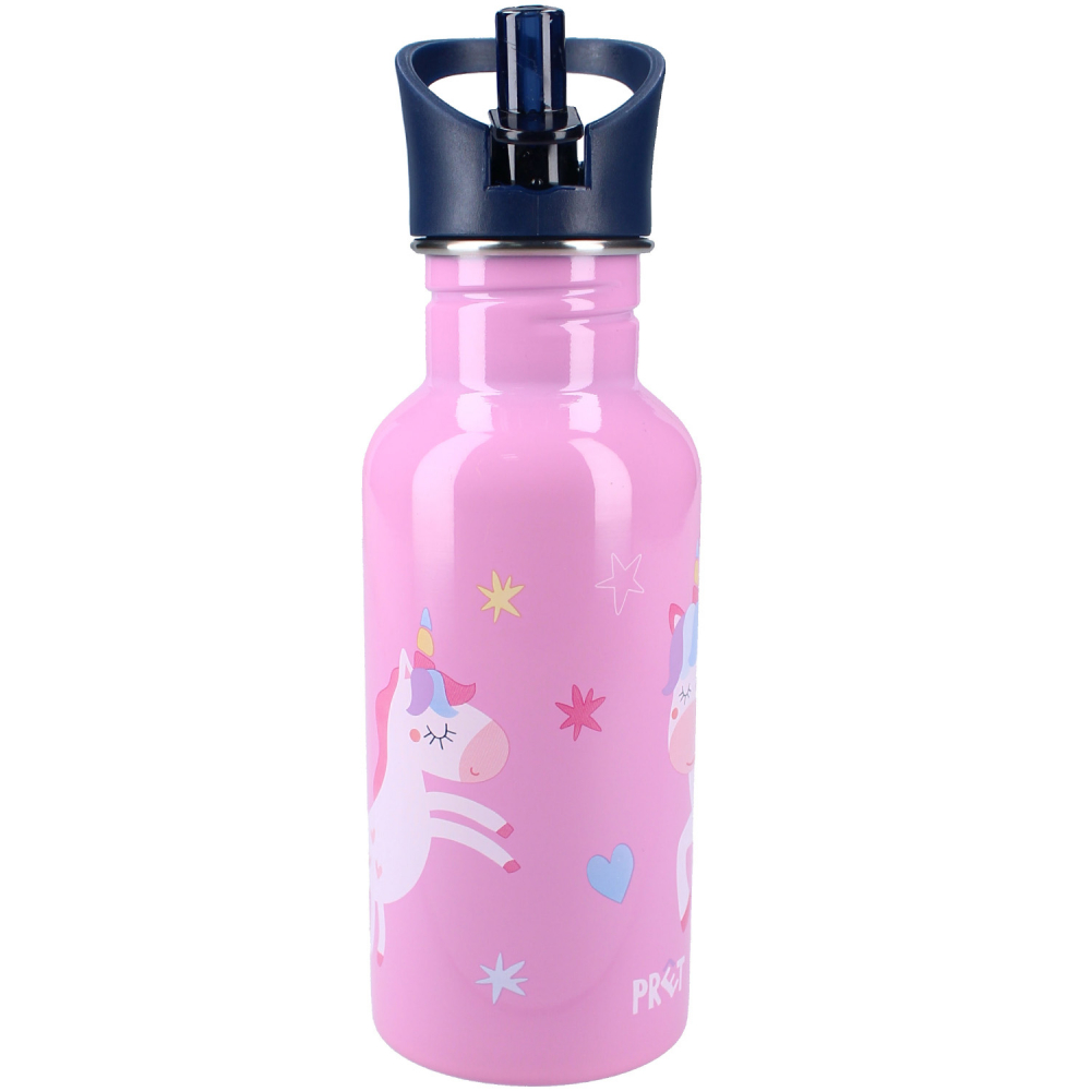 Bidon Vadobag Drink up Pink, 500 ml Inox - imagine 3