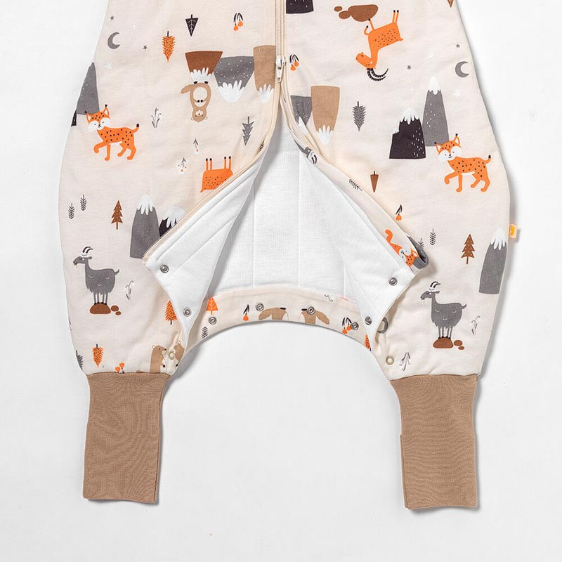 Sac dormit Slumbersac, 2.5 Tog, cu manete detasabile