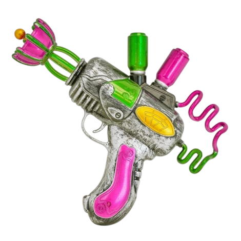 Pistol Cosmic Clown Widmann - Jucărie Carnaval 25cm
