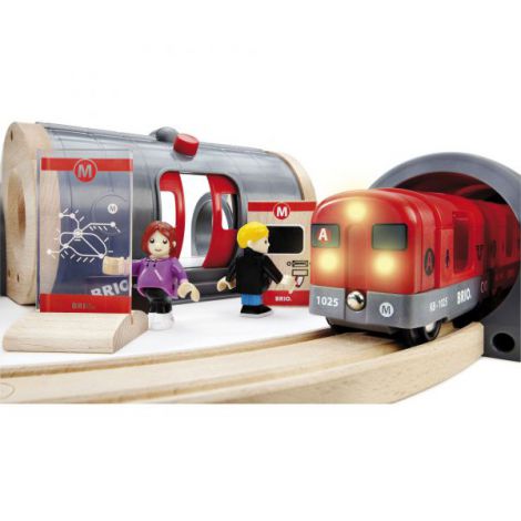 Set Metrou Brio pe Sine | Trenulet Interactiv - imagine 6