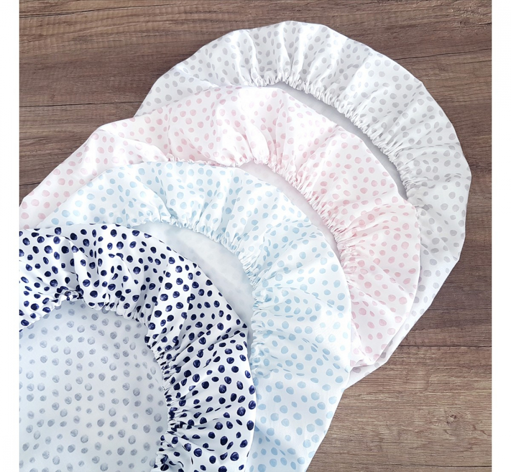 Cearsaf Landou Bumbac Babysteps Peonie