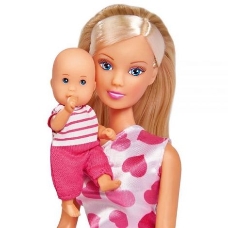 Set Steffi Love New Born Baby cu Bebelus și Accesorii - imagine 6