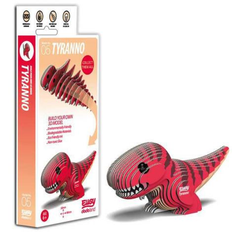 Puzzle 3D T-Rex Brainstorm - Asamblare Ușoară