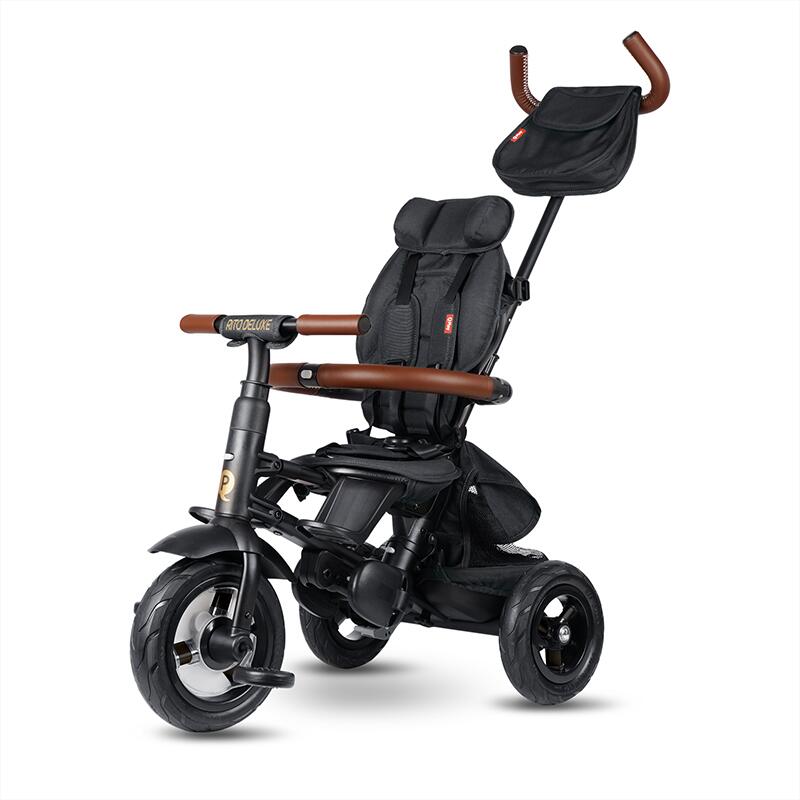 Tricicleta Qplay Rito Deluxe Pliabilă, Negru