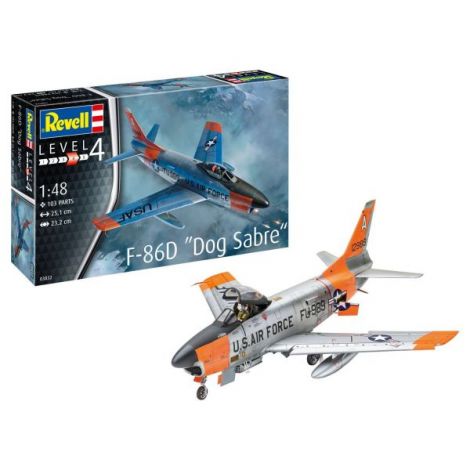 Revell F-86D Sabre Model Kit - Detailed Assembly