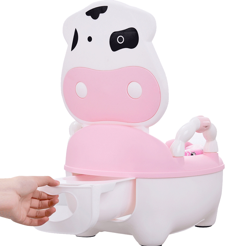Olita Little Mom Cow Pink, Educationala, cu Manere - imagine 11
