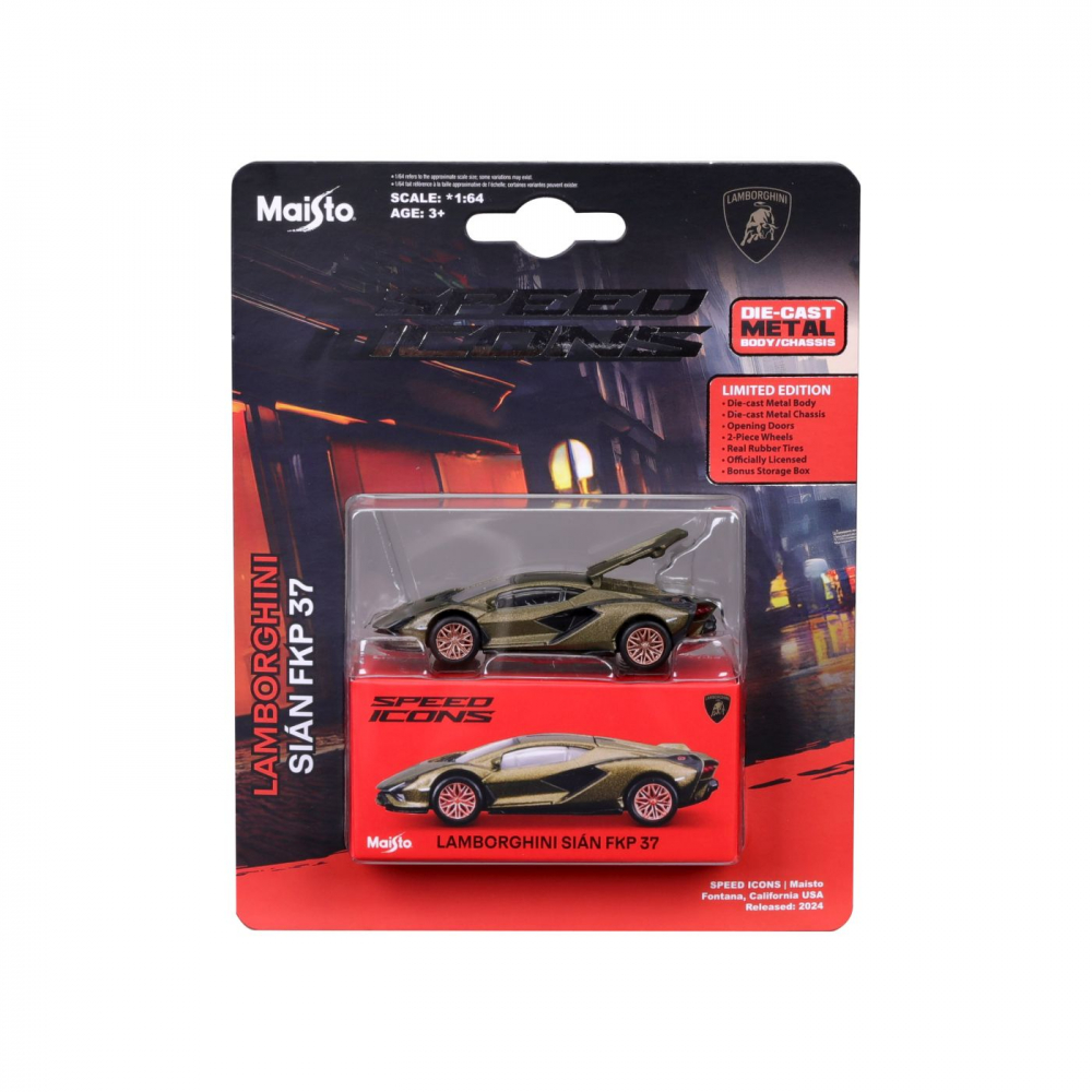 Maisto Lamborghini Sian Verde 1:64 Metalică