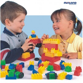 Joc de Construcții Cărămizi 300 Piese Miniland - imagine 3