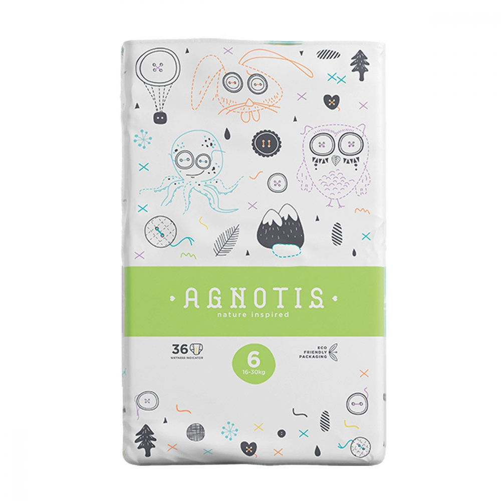 Scutece Hipoalergenice Agnotis Nr.6, 16-30 kg - imagine 5