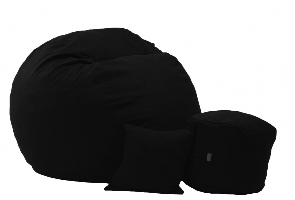Fotoliu Pufrelax King Size Eerie Black | Relaxare Premium - imagine 6