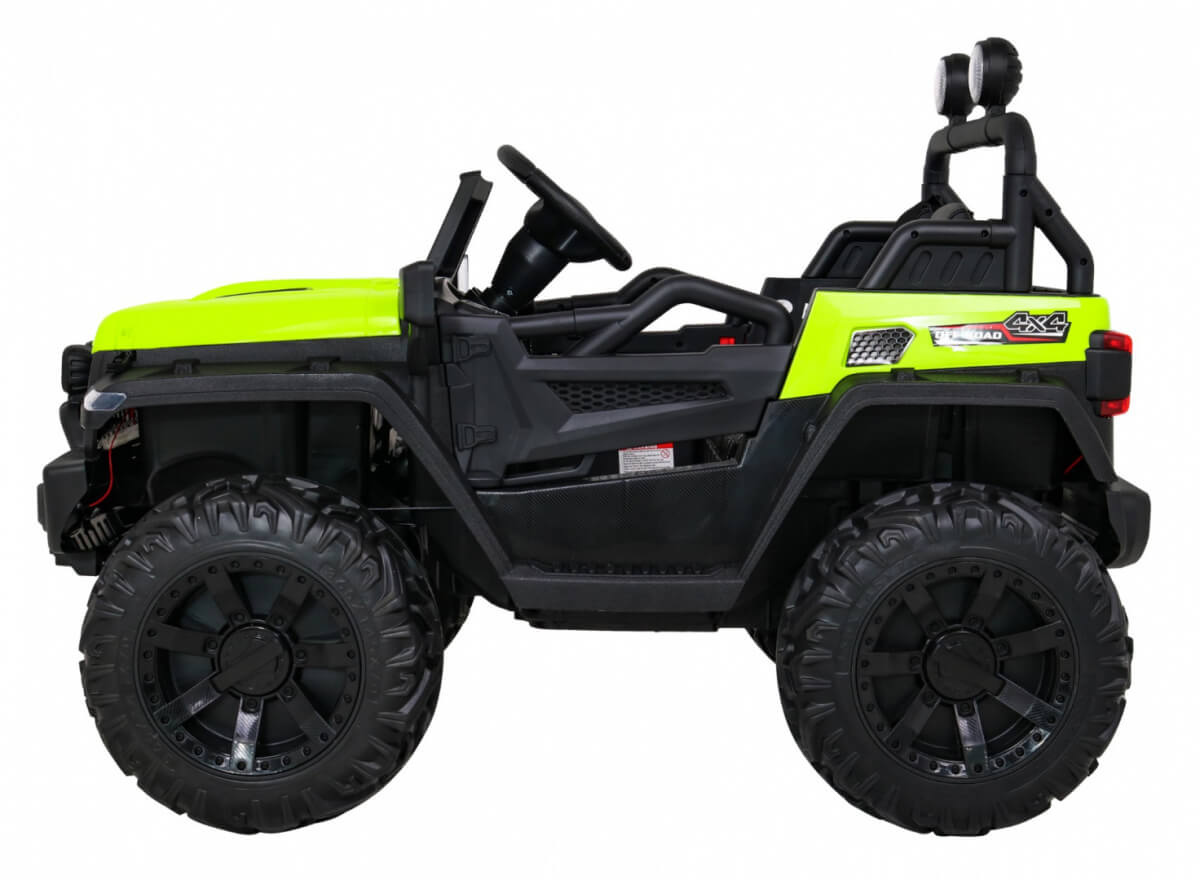 Mașinuță Electrică OFF-ROAD 4X4 Verde | Autokids - imagine 4