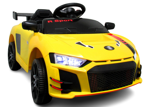 Masinuta Electrica Cabrio A1 Galben - imagine 2