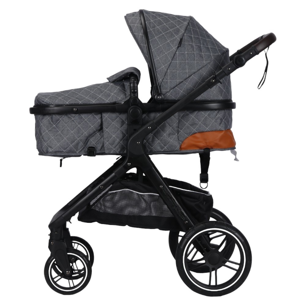 Novokids X1000 Carucior 2in1 Gri Reversibil