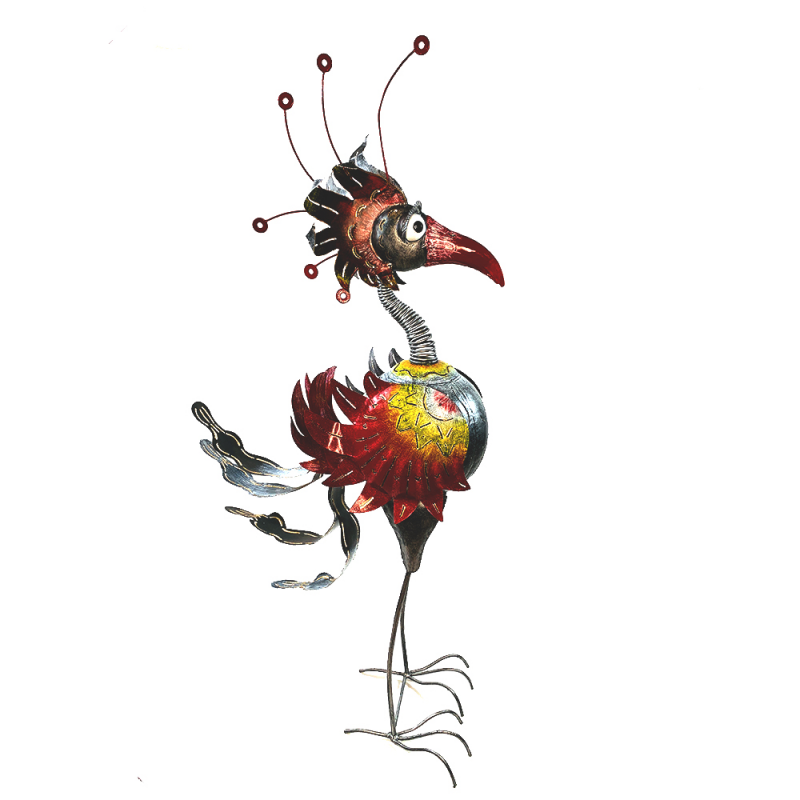 Decoratiune Pasare Mr.Eduard - Metalica | Gradina - imagine 2