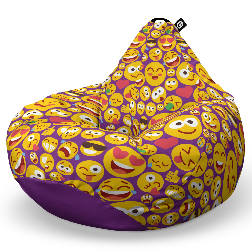 Fotoliu Puf Para XL Emoji Updeco | Relaxare & Gaming - imagine 6