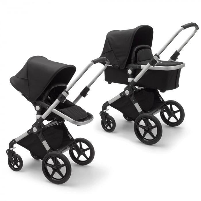 Carucior Bugaboo Lynx Aluminium Black 2 in 1 Ultra Ușor