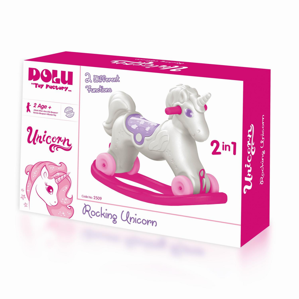 Balansoar Unicorn 2 in 1 Dolu, Jucărie Exterior