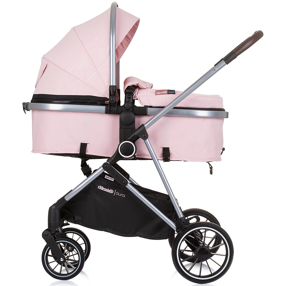 Carucior Chipolino Aura 2in1 Flamingo, Reversibil - imagine 5