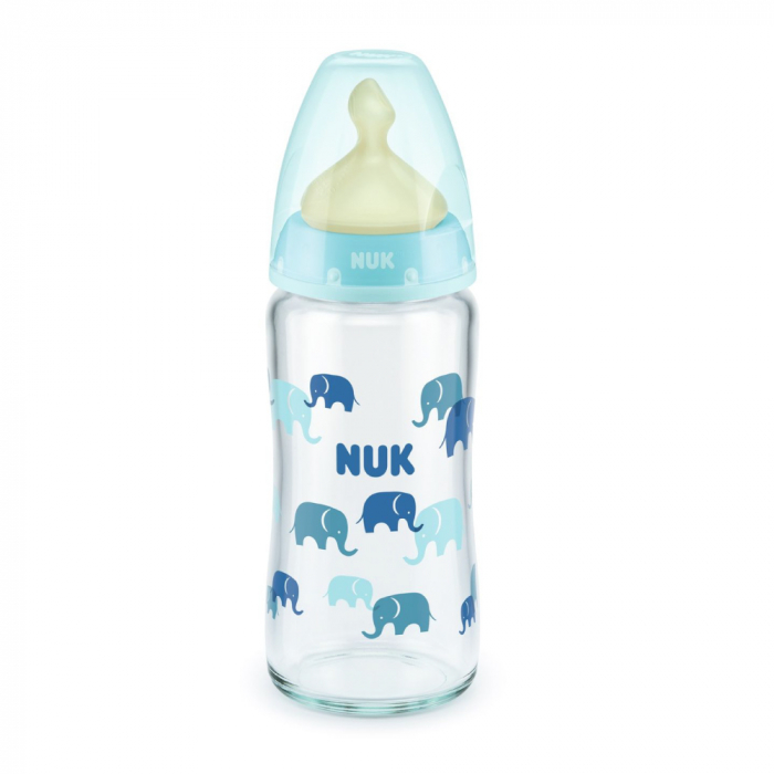 Biberon Nuk First Choice 240ml, Control Temp, Tetina Latex M