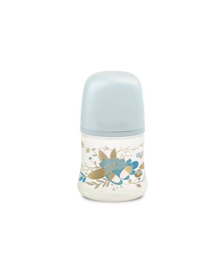 Biberon Suavinex SX Pro 150ml, Tetină Fiziologică, Blue Gold - imagine 2