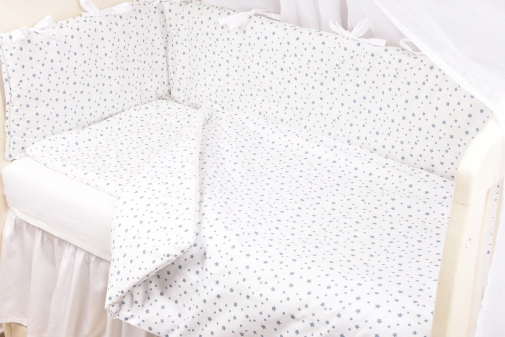 Confort Family - Set Lenjerie Patut Bumbac 7 Piese - imagine 2