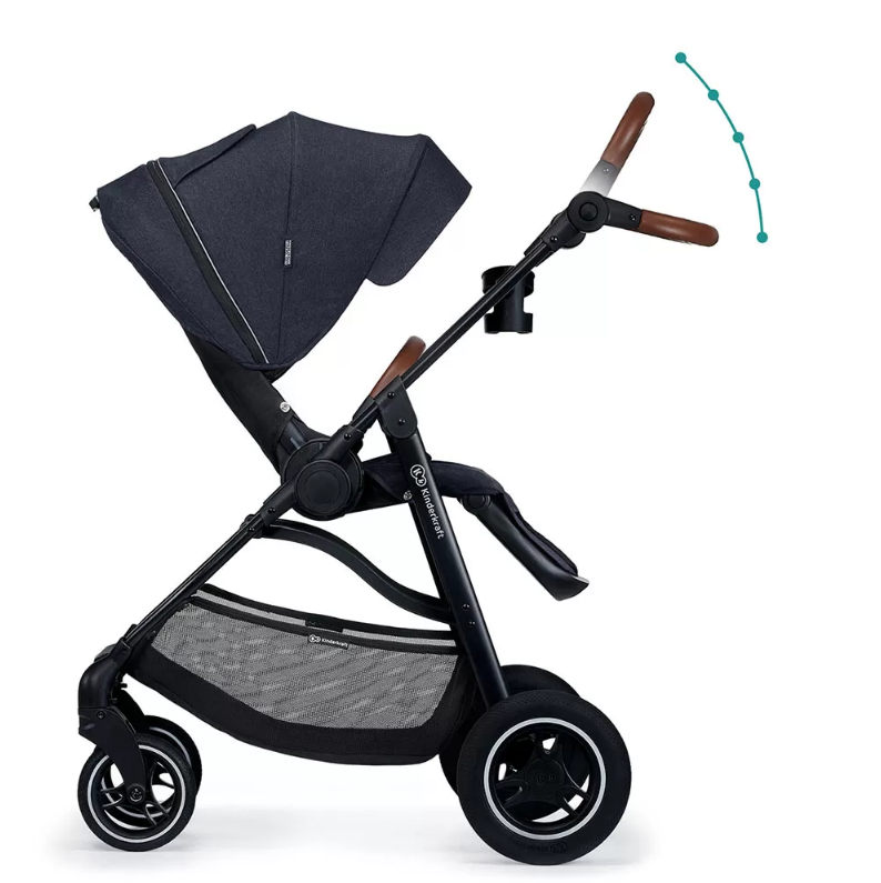 Carucior Kinderkraft All Road 3-in-1 Imperial Blue - imagine 7