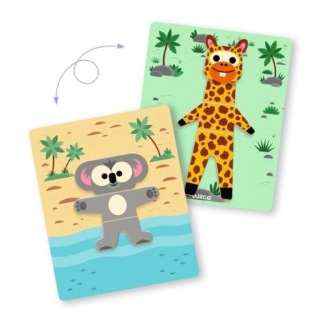 Joc Magnetic Djeco Mix n Match Creativ - imagine 2