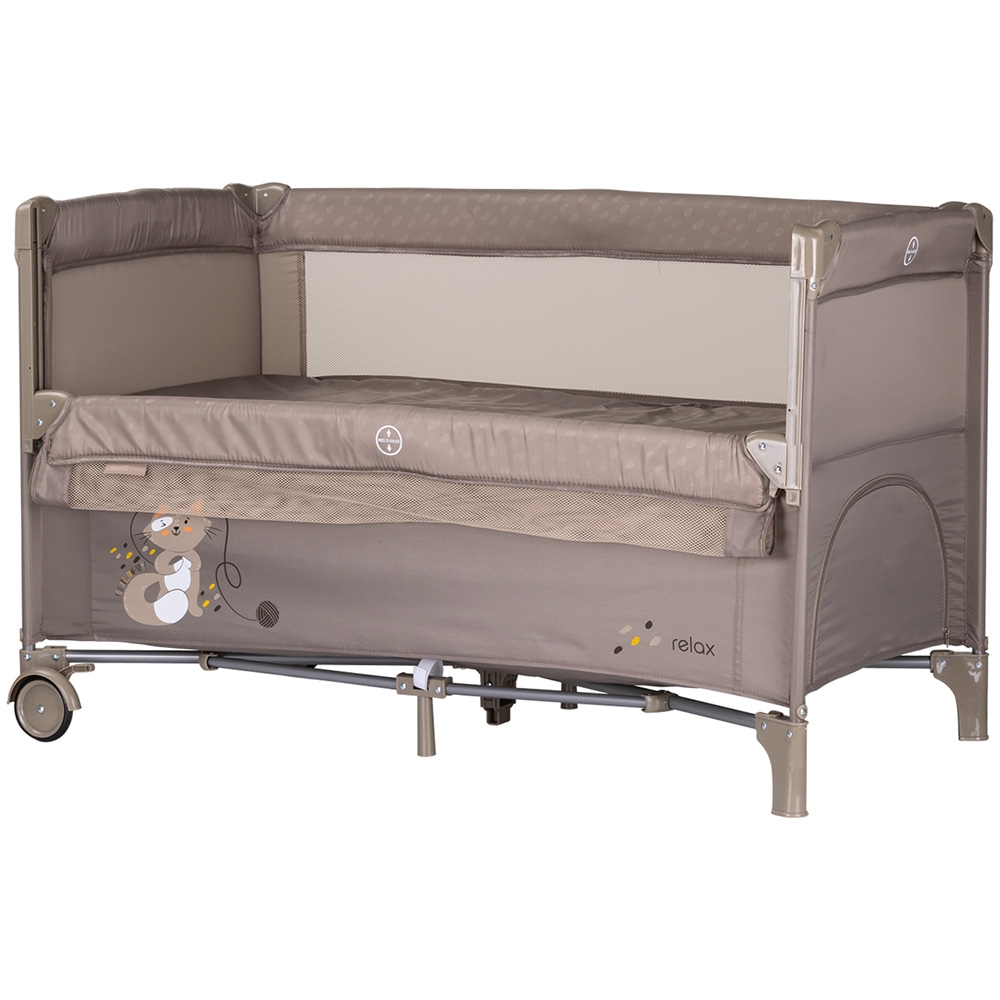 Patut Chipolino Relax Pliabil cu Laterala Culisanta - imagine 3
