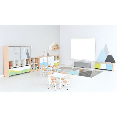 Set Mobilier Grădiniță Muntii Moje Bambino - imagine 6