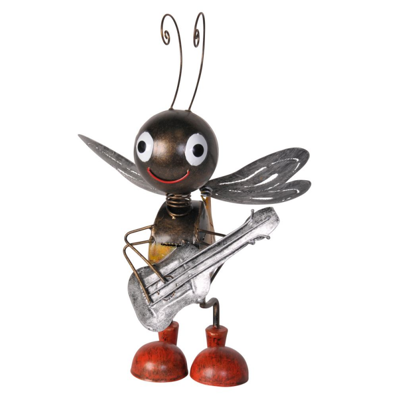Decoratiune Metalica Albina Chitara Gradina - imagine 4