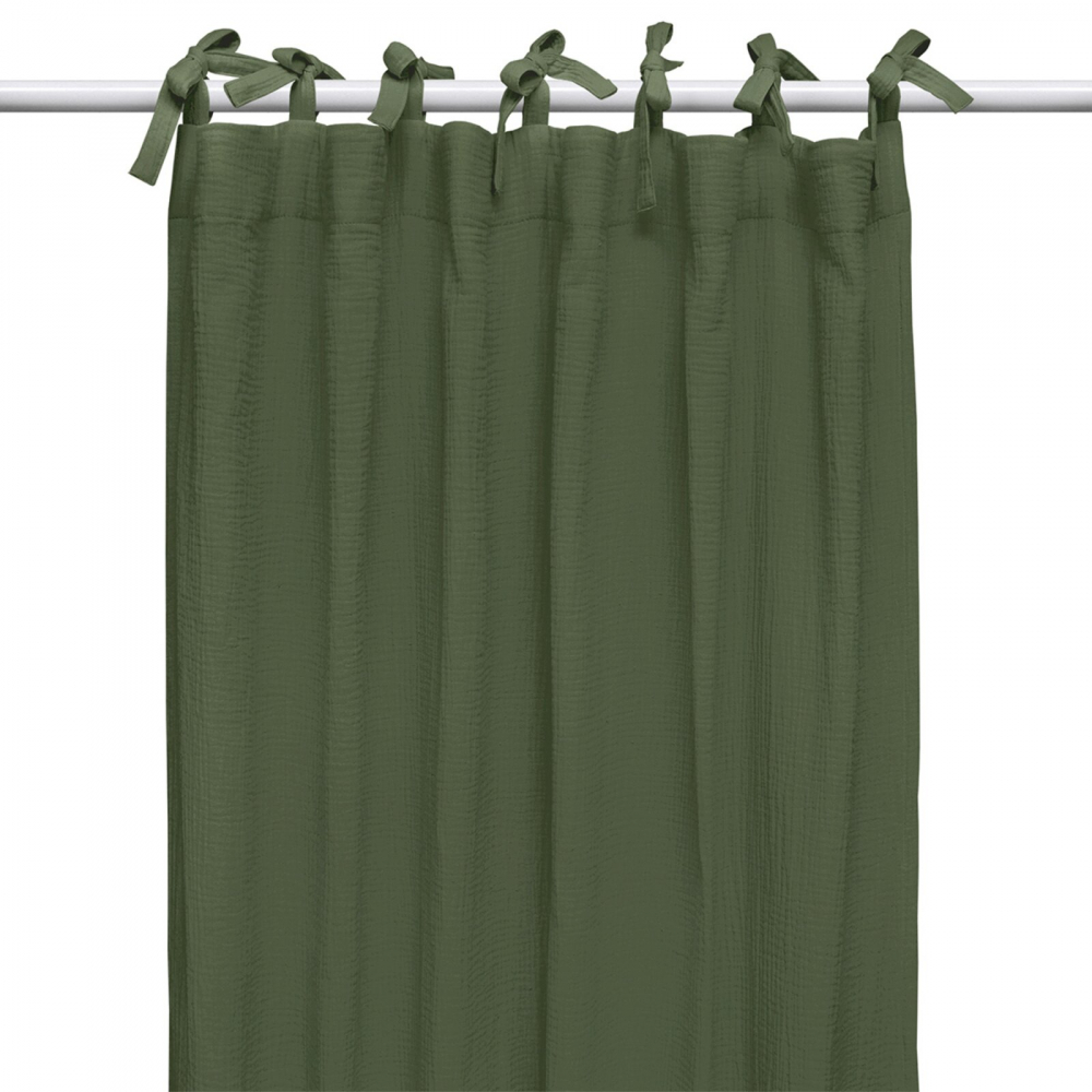 Draperie Little Amy Muselină Organică Verde - imagine 2