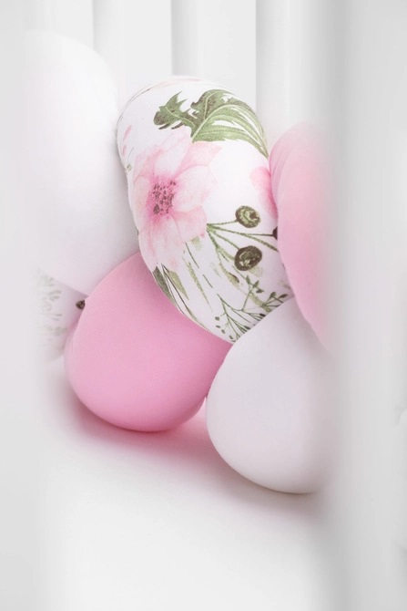 Aparatoare Pat Bumper Amy, Bumbac Impletit, 340x21 cm