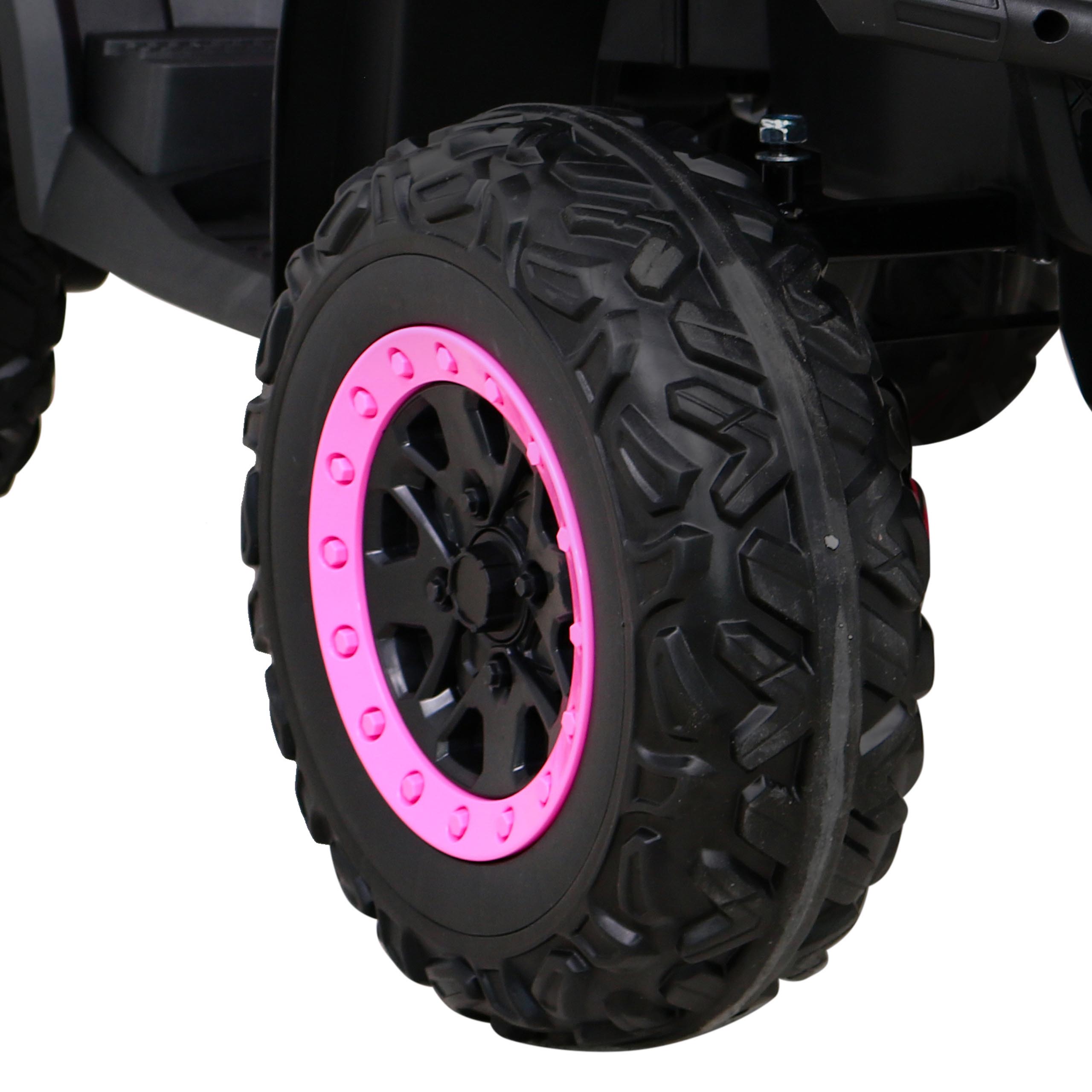 ATV Electric 24V 2 Locuri Roz Autokids - imagine 11
