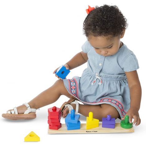Jucarie educativa Melissa & Doug Sortare Forme - imagine 7