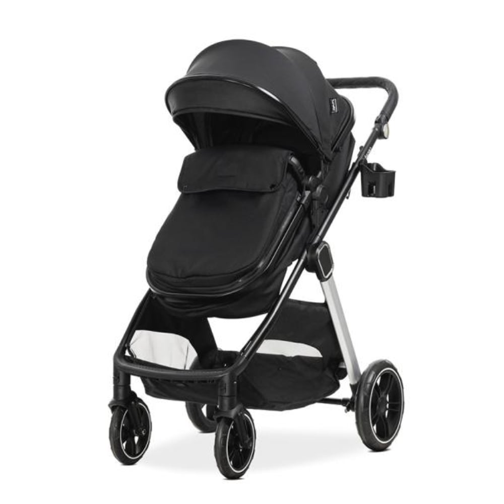 Carucior 3 in 1 Lorelli Aspen, Black, pana la 22 kg
