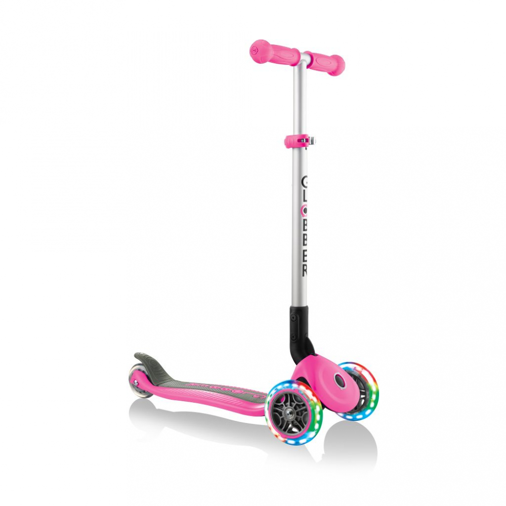 Globber Primo LED Roz | Trotineta Pliabila 3+ - imagine 10