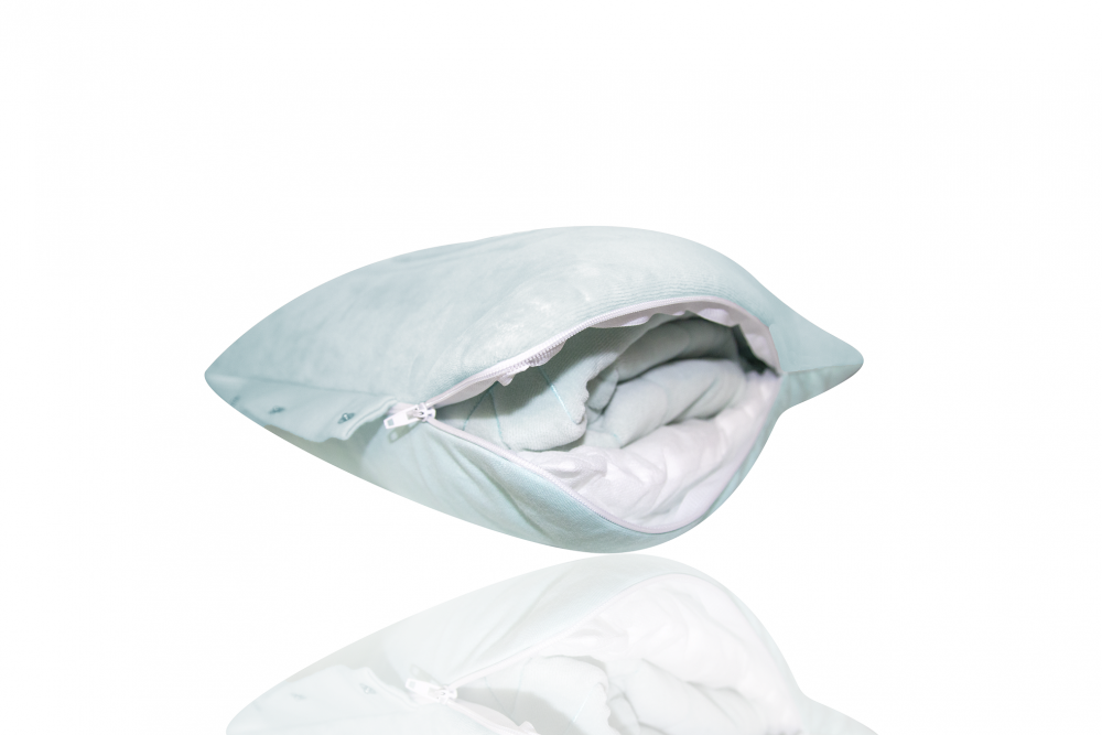 Set BabyJem Bear Green cu Pernuță și Păturică - imagine 3