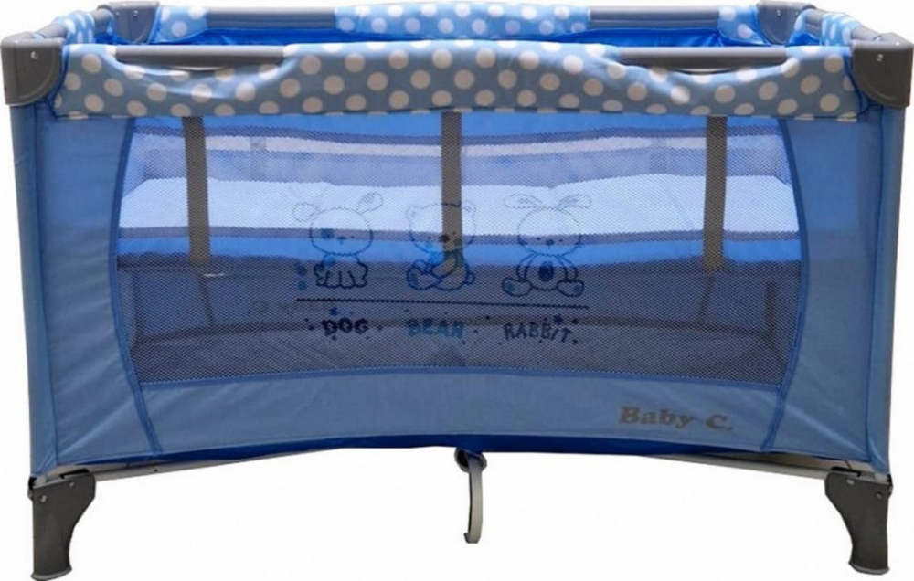 Patut Baby Care PRO pliant 2 niveluri - albastru
