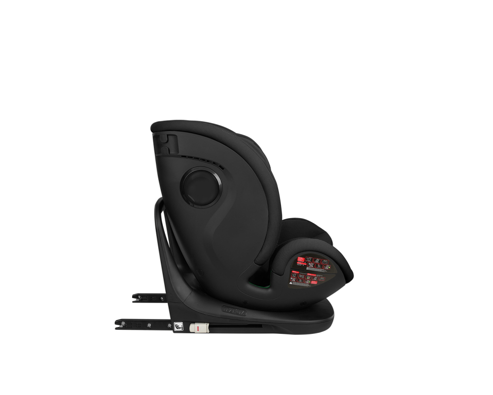 Scaun Auto Kikkaboo i-View i-SIZE, Isofix, Negru - imagine 4
